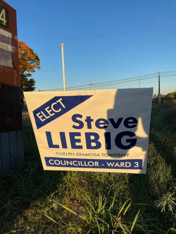 people having a bad day - sign - Steve Liebig GuelphEramosa Township Councillor Ward 3 Elect