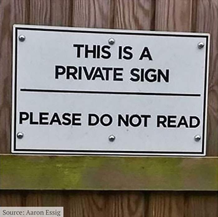 50 Funny And Weird Signs.