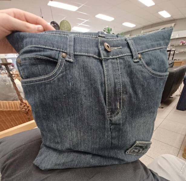 “This jean pillow I found.”