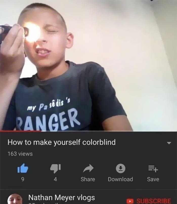 Ranger How to make yourself colorblind