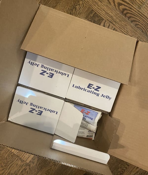 “I was sent 75 pounds of lube today instead of the meal kit I ordered”