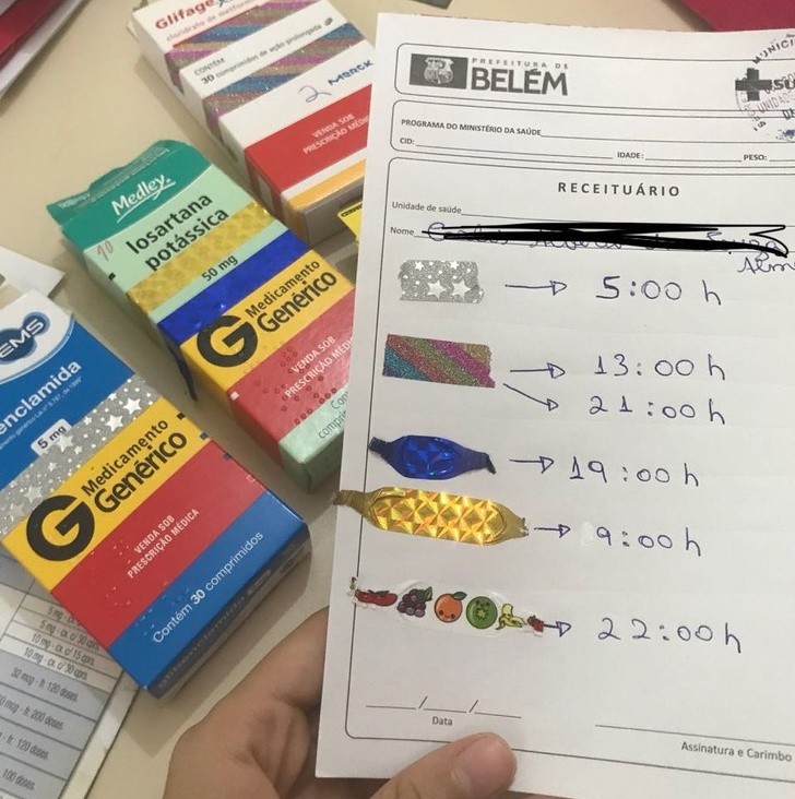 A doctor made a “special prescription” for an illiterate patient.