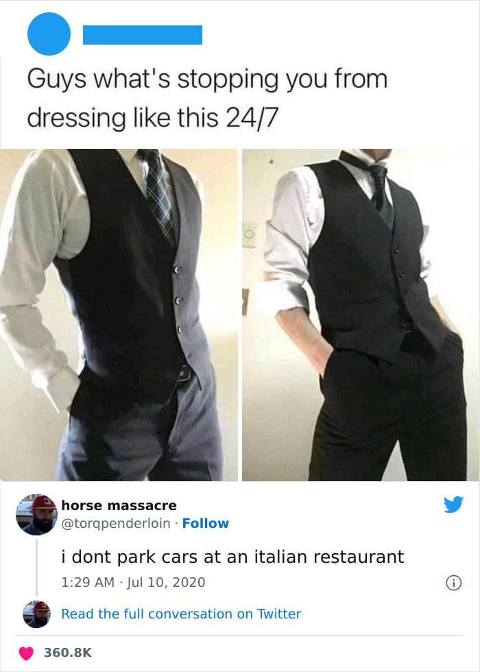 savage roasts - shoulder - Guys what's stopping you from dressing this 247 horse massacre . i dont park cars at an italian restaurant Read the full conversation on Twitter