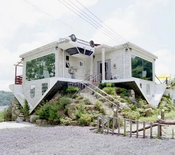 upside down house korea