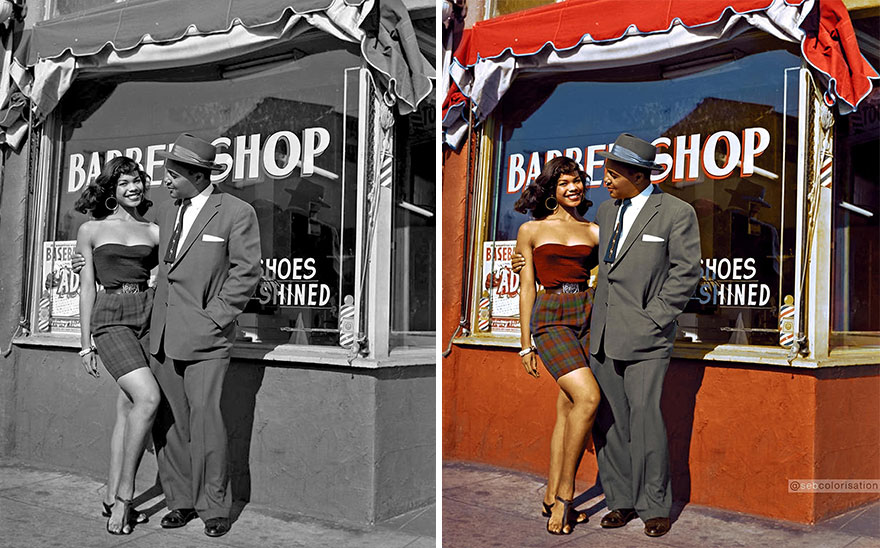 colorized historical pictures - street - Babe Shop Shoes Shined Baseb Canea Bare Shop Baseb Ancav Ad Shoes Shined Cavery .