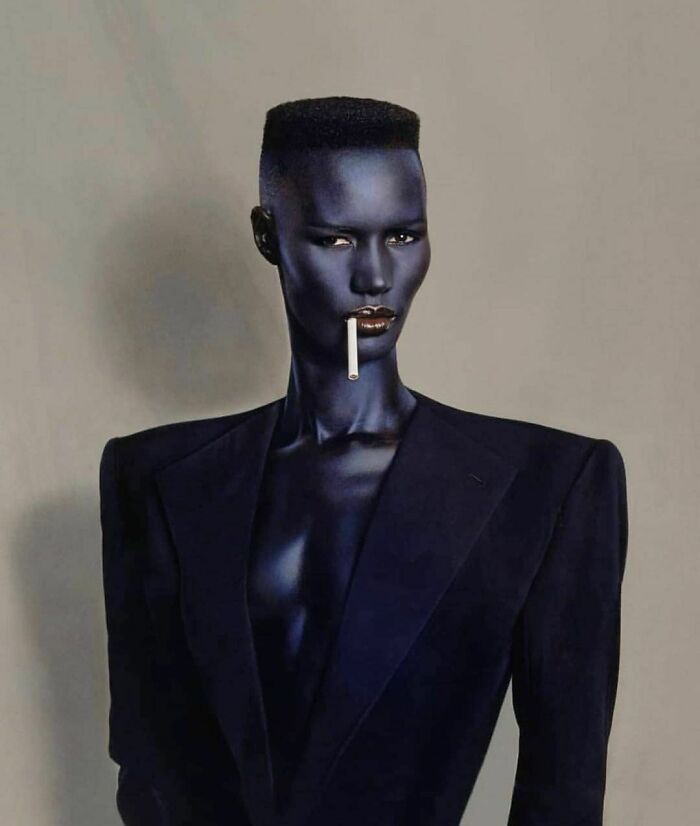 vintage photos of celebs - jean paul goude