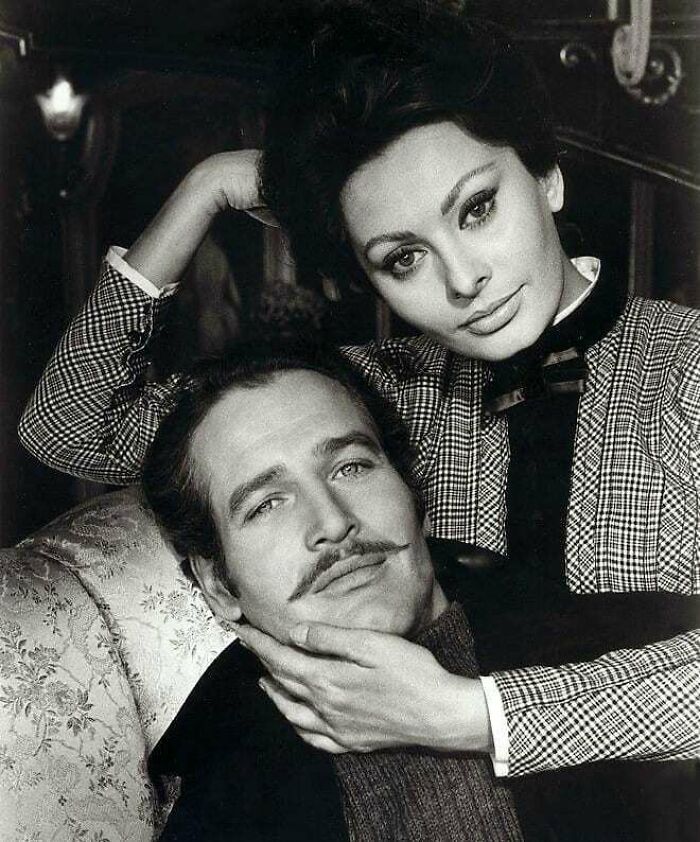 Sophia Loren And Paul Newman Photo Shoot For Lady L, 1965