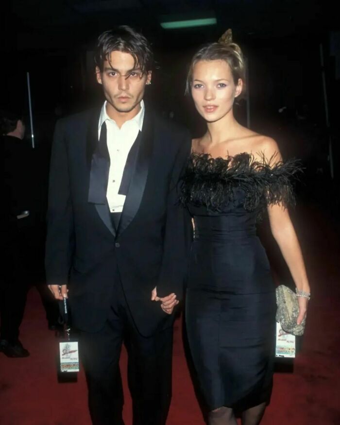 Johnny Depp And Kate Moss, 1995