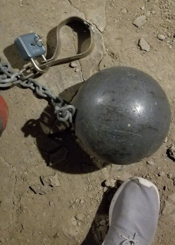 found ball in basement