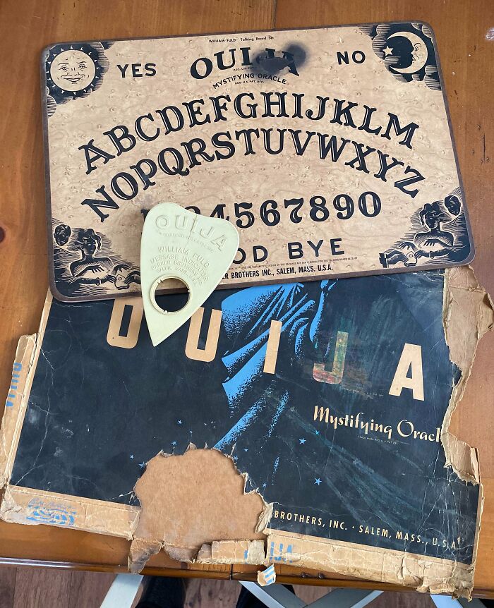 Found This Old Ouija Board In The Attic Of My More Than 100-Year-Old House