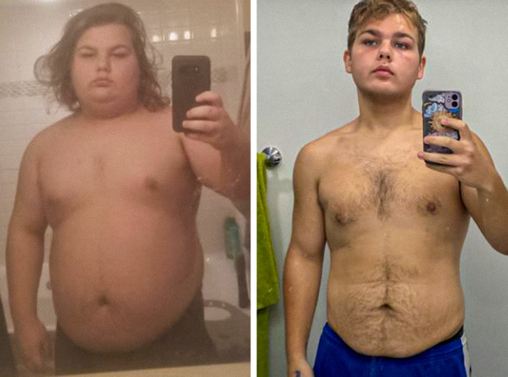 “Haven’t been under 200 pounds since I was 11. 7 years later, I just did it.”