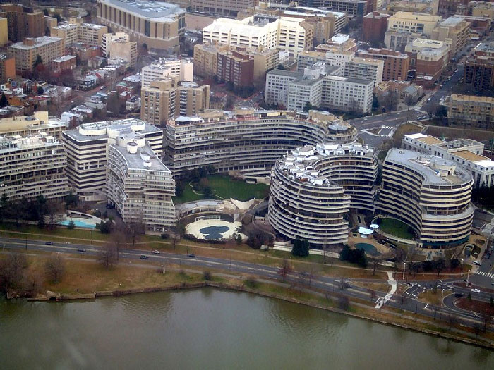 that the Watergate scandal began when burglars acting on behalf of the Nixon administration broke into Democratic campaign headquarters. They were caught because their lookout (posted in a hotel next door) was watching "Attack of the Puppet People" on TV and didn't notice the police arriving.