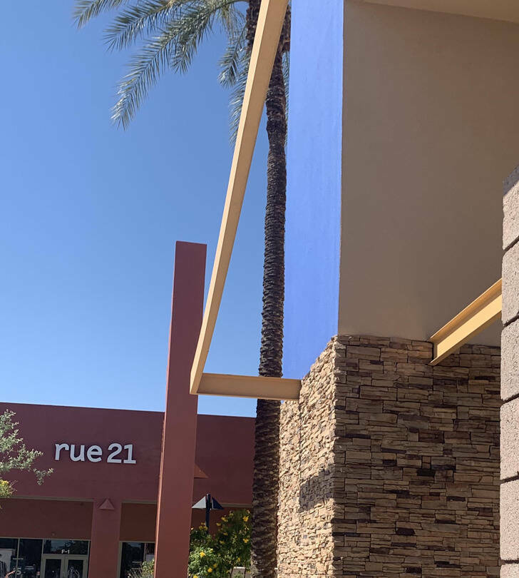 “The wall of this building matches almost perfectly with the sky.”