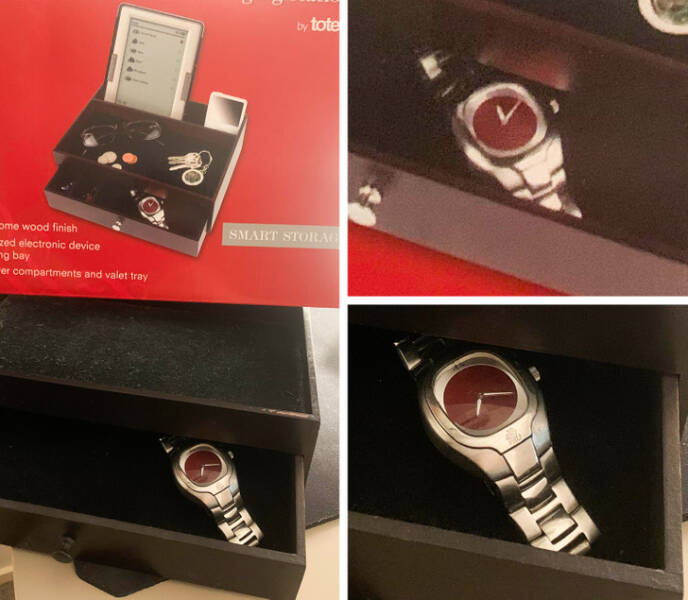 “I have the same crappy watch that’s pictured on the box of the box that I bought.”