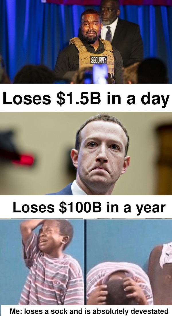 spicy memes and pics - photo caption - Security Loses $1.5B in a day Loses $100B in a year Me loses a sock and is absolutely devestated