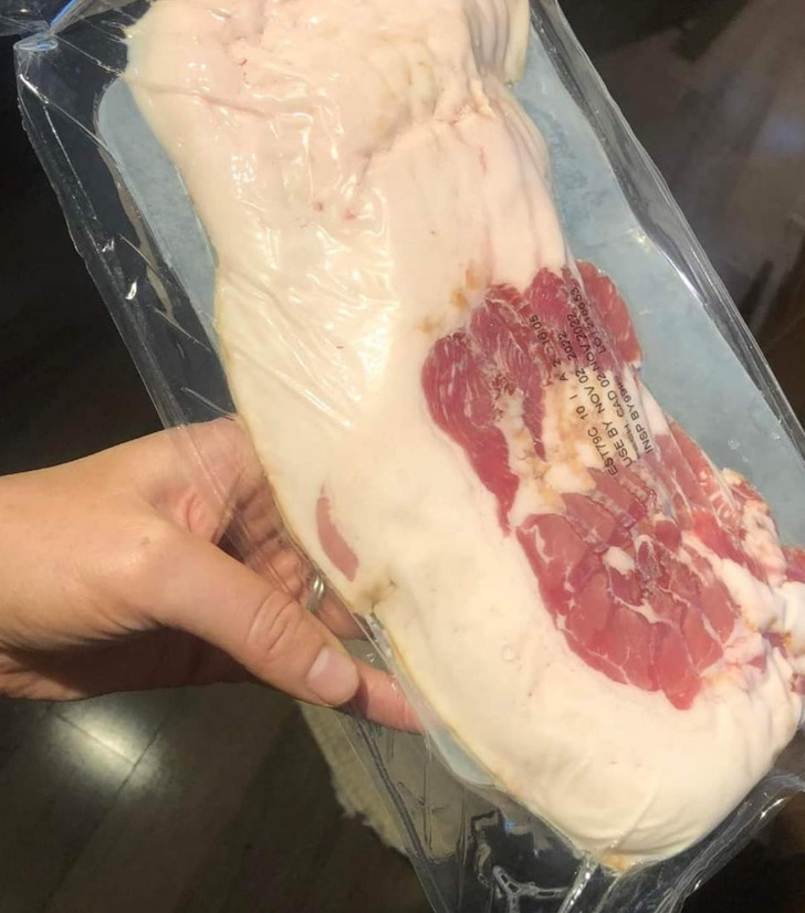 “This package of bacon I got”