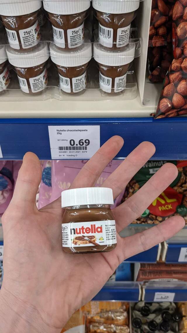 WTF Things That Actually Exist - Wila Nutella chocoladepasta 25g