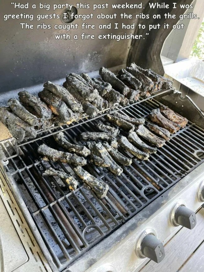 Situations That Escalated Quickly - grilling -