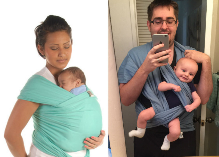expectations vs reality - moby wrap