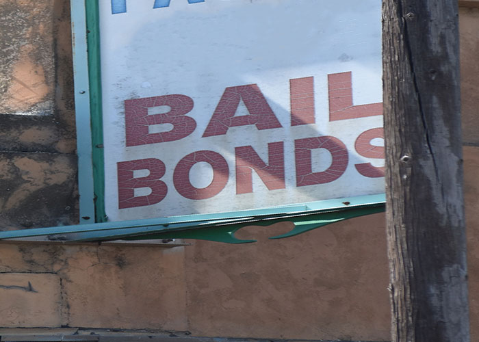 The "bail bonds' billboard next to the "having a problem with your heroin addiction " billboard.