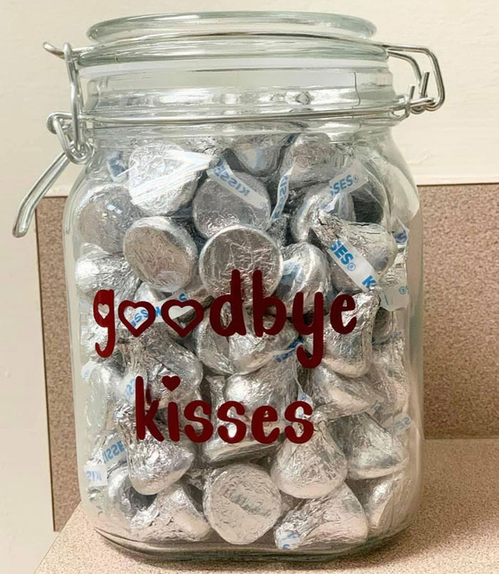 Jar Of Chocolate Reserved For An Animal Hospital's Euthanasia Appointments. They Said It's Because Dogs Don't Deserve To Die Without Tasting Chocolate