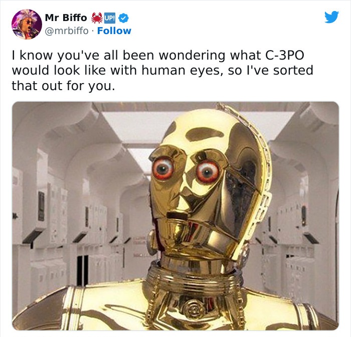 Human Eyes Threepio