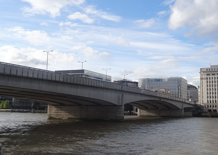 The first time I ever visited the London Bridge was the day the terrorist attack happened where they drove a van through the crowd.