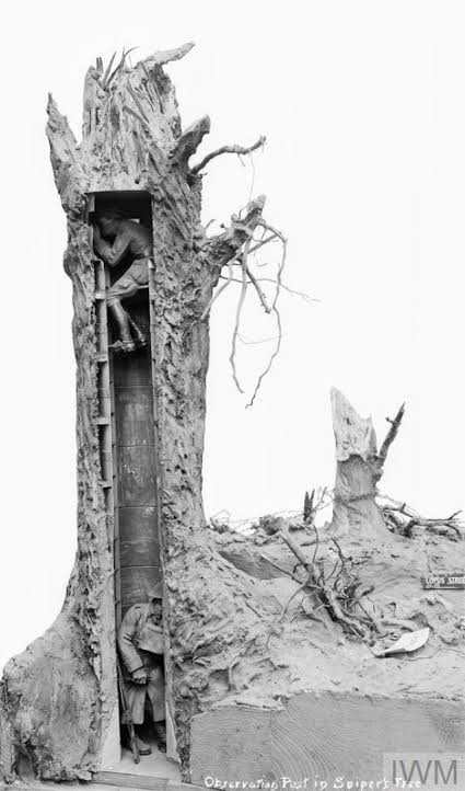 Fake trees were used in WW1 as observation posts