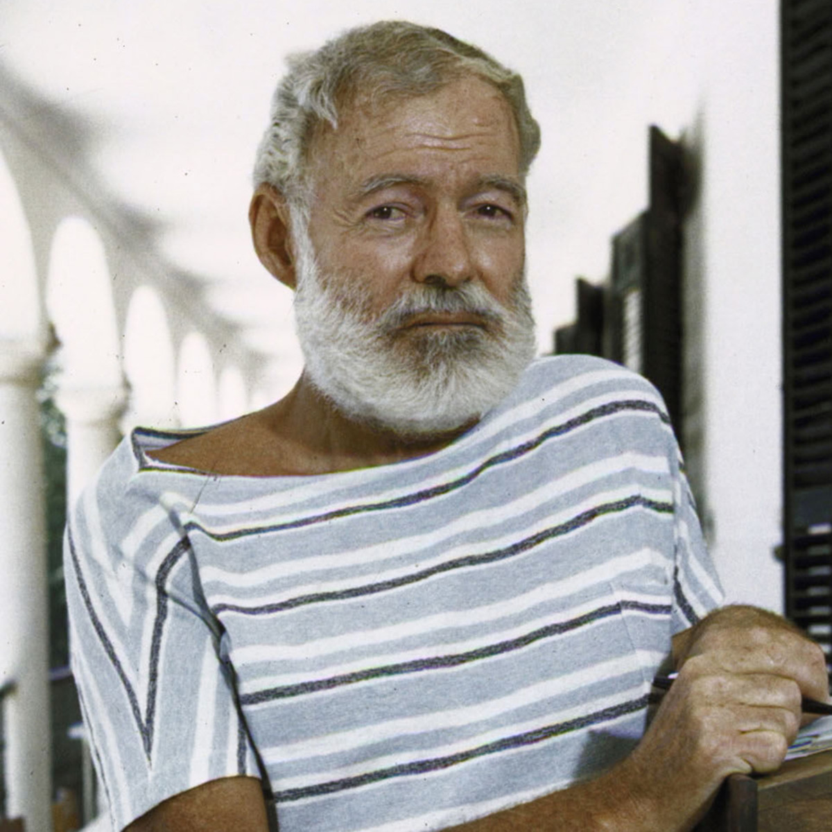 fascinating facts - Ernest Hemingway lived through anthrax, malaria, pneumonia, dysentery, skin cancer, hepatitis, anemia, diabetes, high blood pressure, two plane crashes, a ruptured kidney, a ruptured spleen, a ruptured liver, a crushed vertebra, and a 