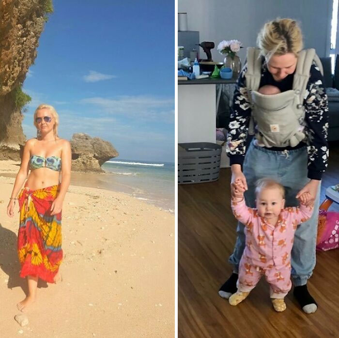 30 Parents Before And After Having Kids.