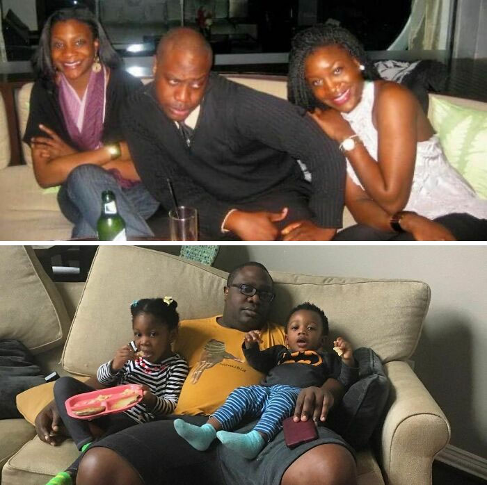 30 Parents Before And After Having Kids.