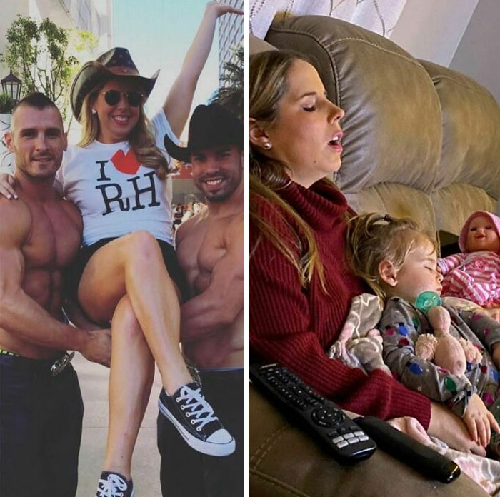 30 Parents Before And After Having Kids.