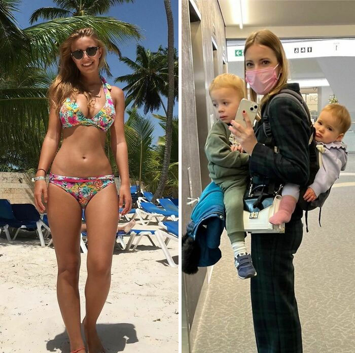 30 Parents Before And After Having Kids.