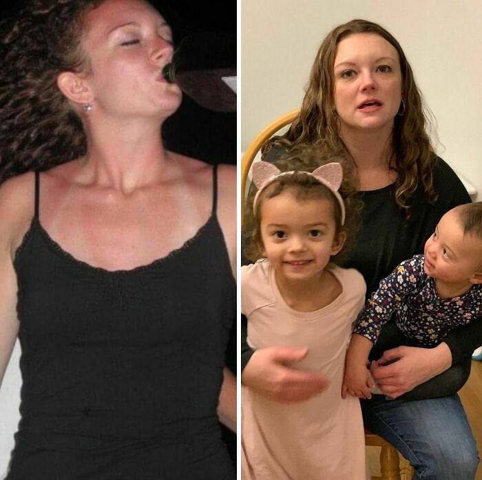 30 Parents Before And After Having Kids.