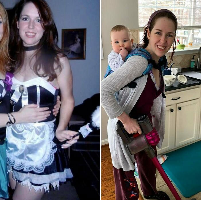 30 Parents Before And After Having Kids.