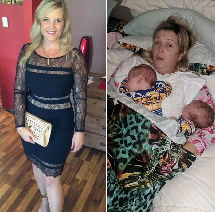 30 Parents Before And After Having Kids.