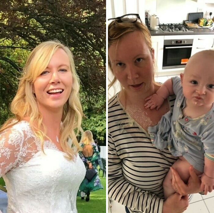 30 Parents Before And After Having Kids.