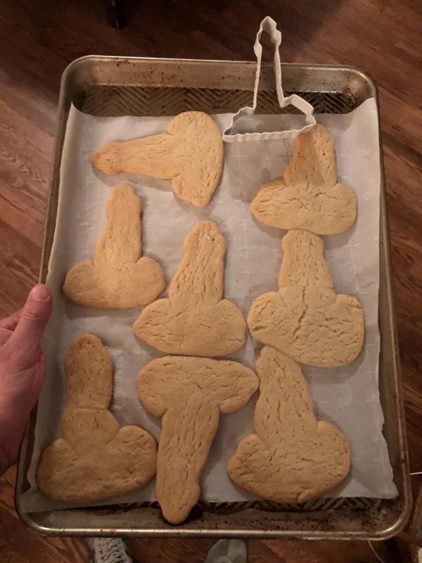 “How (not) to make some Lighthouse shaped cookies.”