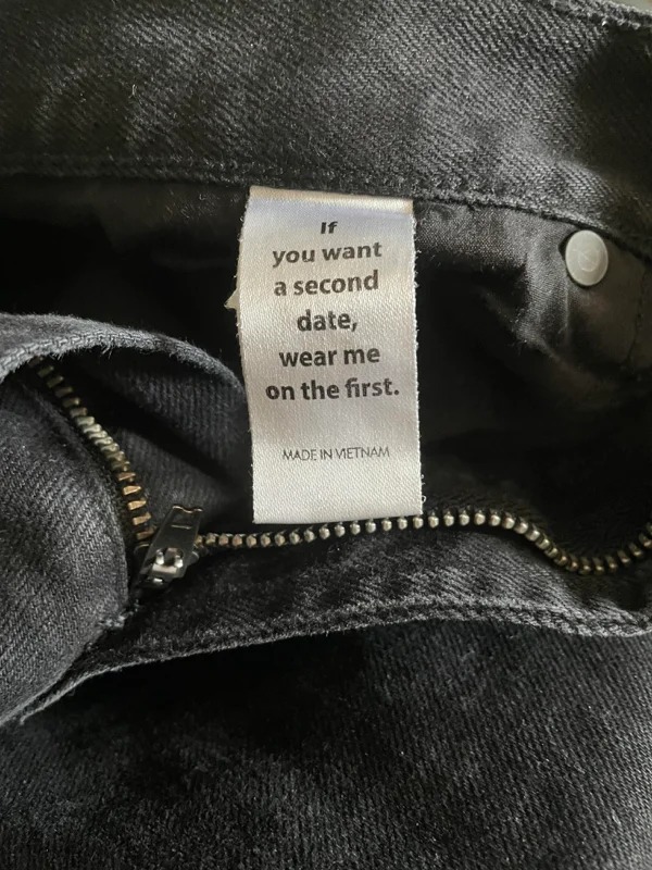 Been wearing these jeans for months now, only just realized this little tag.