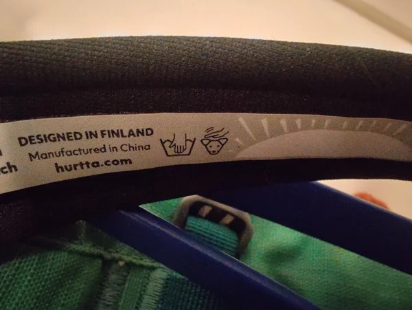 Care instructions on my dog’s harness.