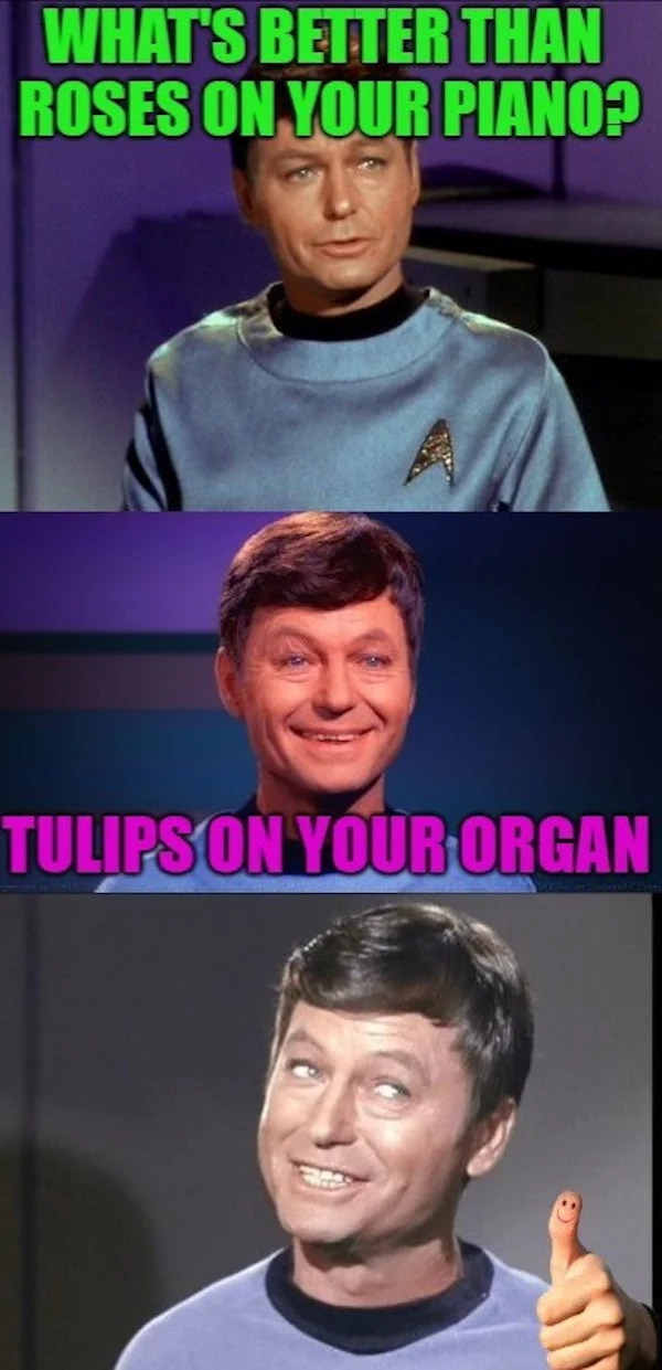 spicy and NSFW memes tantric tuesday - facial expression - What'S Better Than Roses On Your Piano? Tulips On Your Organ