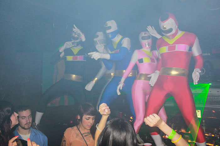 Chaotic Nightclub Photos - power rangers in the club
