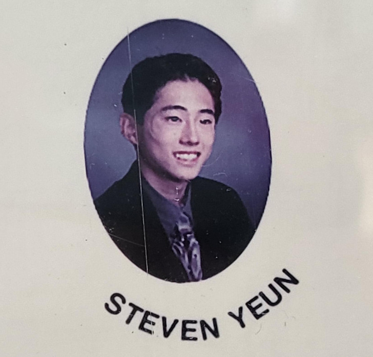 ’’I found the senior photo of Steven Yeun in my school’s senior photos of 2001.’’