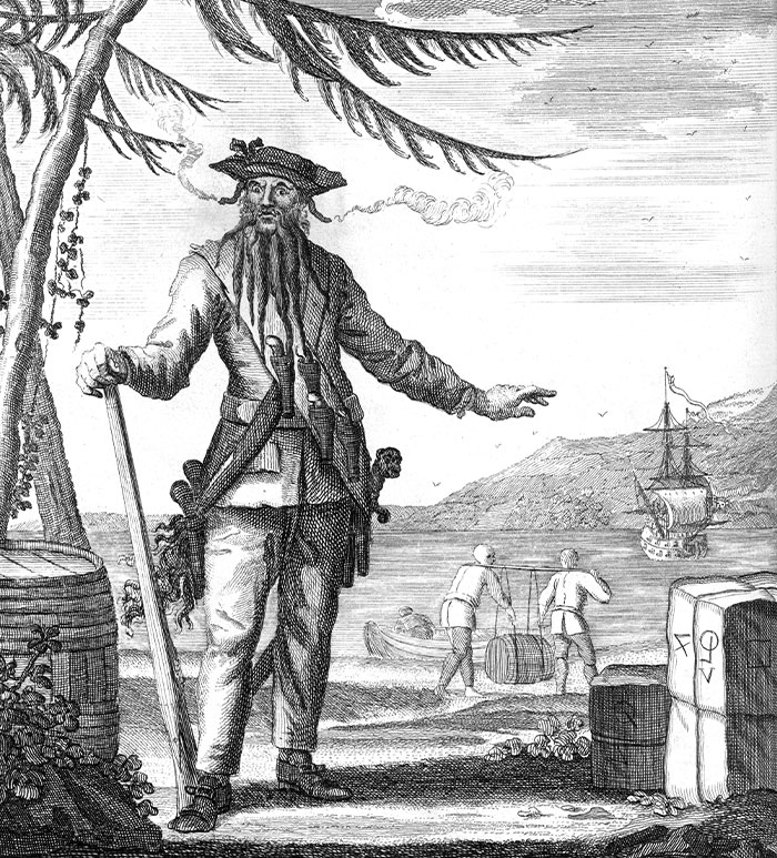 fascinating facts - blackbeard the pirate -