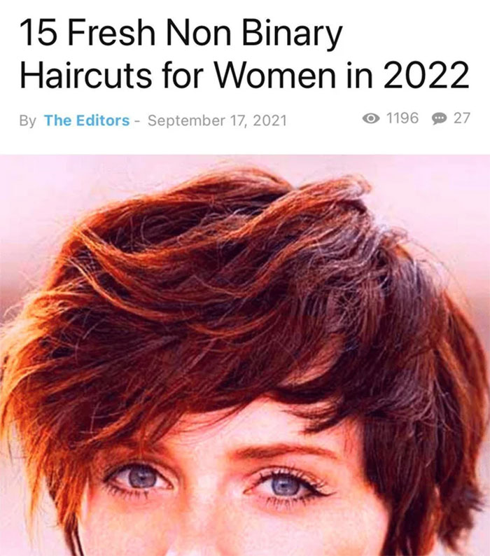 One job fails - short brown messy hair - 15 Fresh Non Binary Haircuts for Women in 2022 By