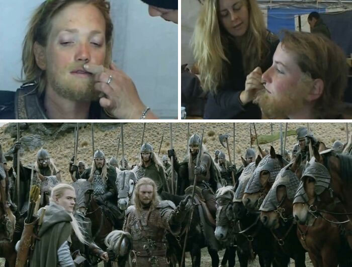 In 'Lord Of The Rings,' The Majority Of The Riders Of Rohan Were Women With Fake Beards. The Horses Used Were Owned By Those Women.
