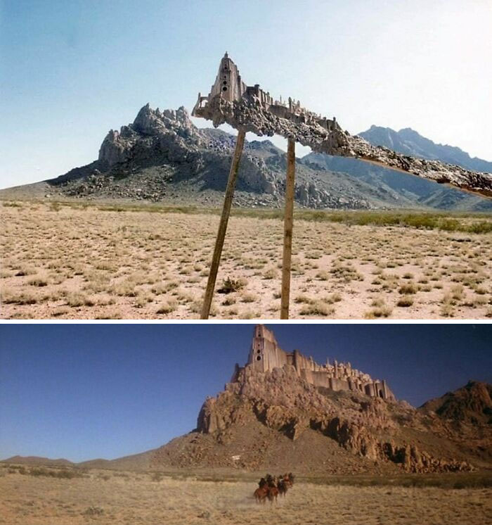 A Terrific Foreground Miniature By Spanish Effects Maestro Emilio Ruiz Del Río For 'Conan The Destroyer' (1984).