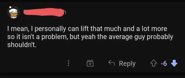 internet tough guys - website - I mean, I personally can lift that much and a lot more so it isn't a problem, but yeah the average guy probably shouldn't. 46