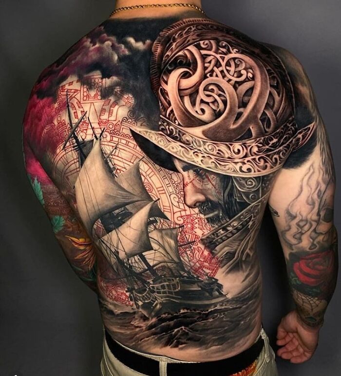 Epic Tattoos - tattoo collection on back - Ac