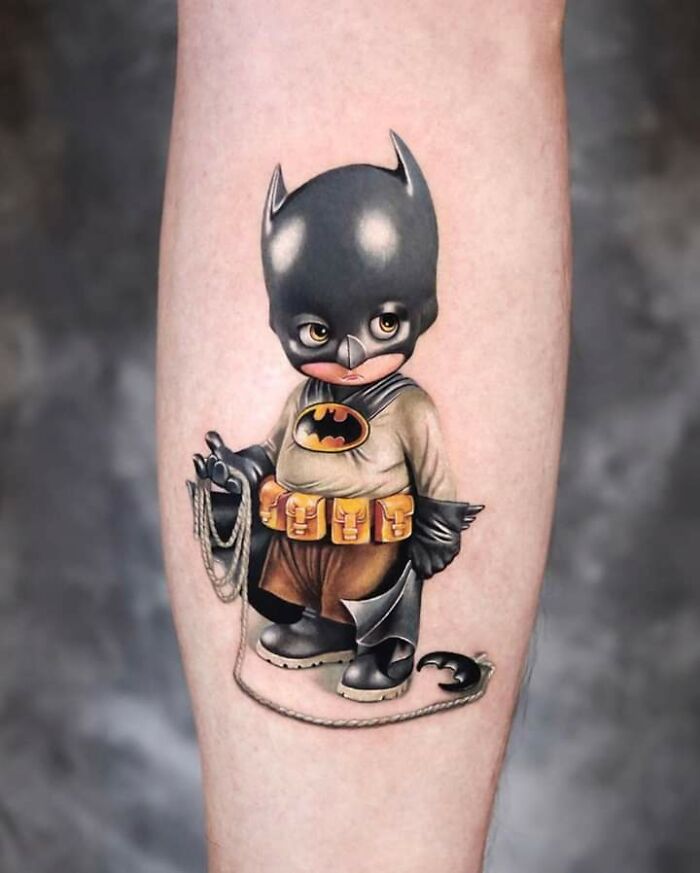 Epic Tattoos - tatuaje batman niño - Com
